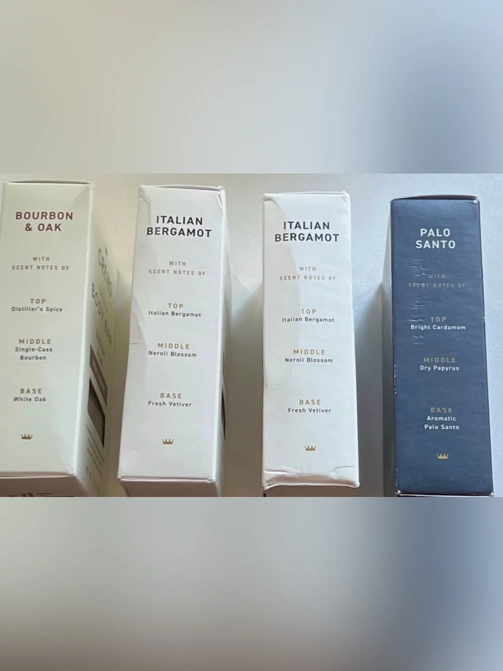 Cremo Men’s Exfolating Bar Soap Bundle of 4 Total Including Palo Santo All New!